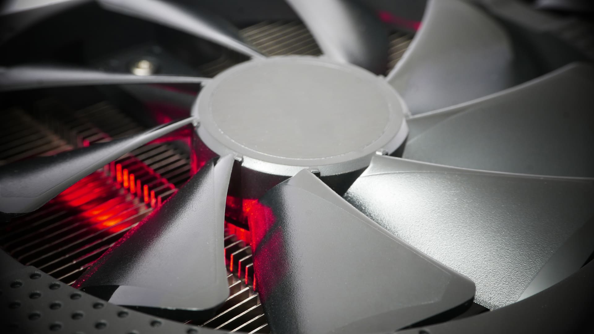 Close up of fan cooling system